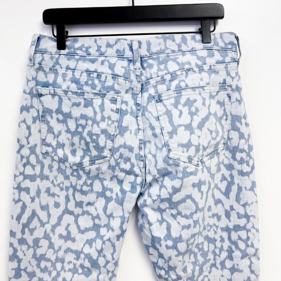 Current/Elliott | High Rise Stiletto Ankle Jeans Skinny Printed Blue | 30 - Picture 6 of 10
